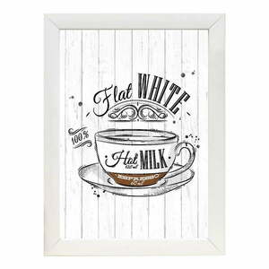 Obraz 24x29 cm Flat White – Wallity obraz
