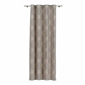Szaro-brązowa zasłona 140x245 cm Kansai – Mendola Fabrics obraz
