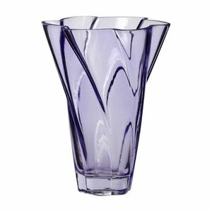 Fioletowy szklany ręcznie wykonany wazon (wysokość 18 cm) Bloom – Hübsch obraz