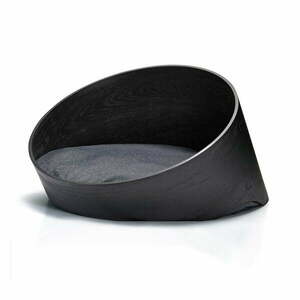 Czarne legowisko dla czworonoga 75x60 cm Covo Ash Black/Anthracite S – MiaCara obraz