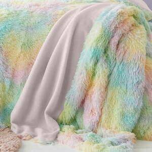 Koc dziecięcy z mikropluszu 130x170 cm Rainbow Cuddly – Catherine Lansfield obraz