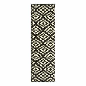 Czarno-biały chodnik Hanse Home Basic Nordic, 80x250 cm obraz