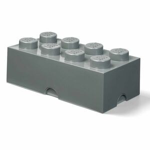 Ciemnoszary dziecięcy pojemnik LEGO® Rectangle obraz