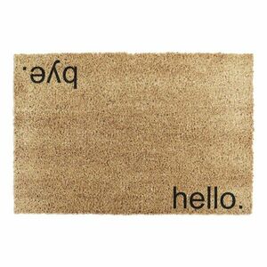 Wycieraczka z włókna kokosowego 40x60 cm Hello, Bye – Artsy Doormats obraz