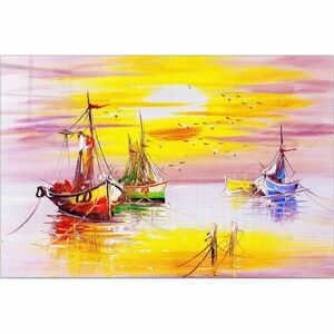Szklany obraz 100x70 cm Sunset – Wallity obraz