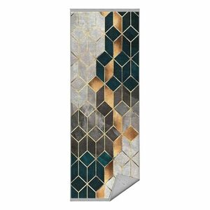 Biało-morski chodnik odpowiedni do prania 80x200 cm – Mila Home obraz