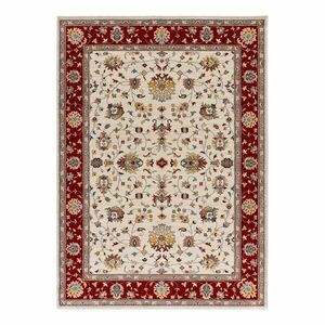 Czerwono-kremowy dywan 140x200 cm Classic – Universal obraz