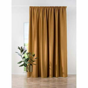 Zasłona w kolorze miedzi 270x260 cm Stone – Mendola Fabrics obraz