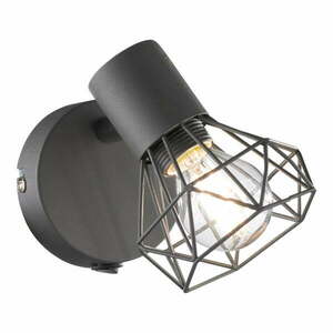 Czarna lampa punktowa 8x14 cm Ran – Fischer & Honsel obraz