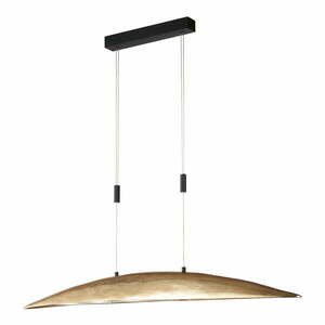 Lampa Wisząca Sufitowa Żyrandol Czarno - Złoty obraz