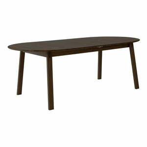 Rozkładany stół z dodatkowym blatem z litego drewna dębowego 100x220 cm Amalfi – Hammel Furniture obraz