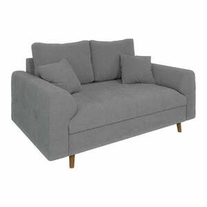 Szara sofa z materiału bouclé 150 cm Ariella – Ropez obraz