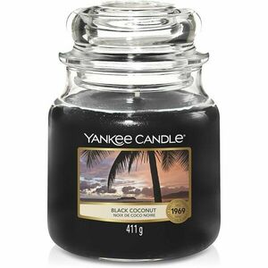 Zapachowa świeca czas palenia 65 h Black Coconut – Yankee Candle obraz