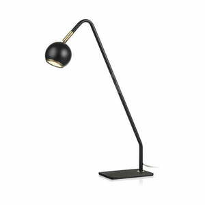 Czarna lampa stołowa Markslöjd Coco, wys. 47 cm obraz