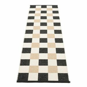 Czarno-kremowy chodnik odpowiedni na zewnątrz 70x240 cm Pix Black Vanilla – Pappelina obraz