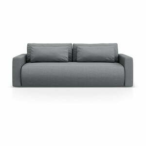 Szara rozkładana sofa ze schowkiem 238 cm Belfast – Cosmopolitan Design obraz