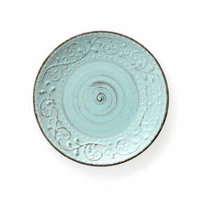 Turkusowy talerz z kamionki Brandani Serendipity, ⌀ 27, 5 cm obraz