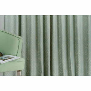Miętowa zasłona 135x260 cm Sesimbra – Mendola Fabrics obraz