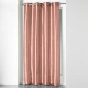 Różowa zasłona z mikrosatyny 140x240 cm Shana – douceur d'intérieur obraz