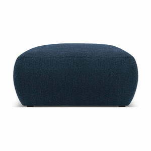 Ciemnoniebieski puf z materiału bouclé Molino – Micadoni Home obraz