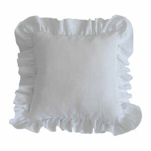 Poszewka na poduszkę dziecięcą White Frill – Moi Mili obraz