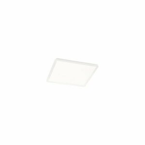 Biała kwadratowa lampa sufitowa LED Trio Camillus, 30x30 cm obraz