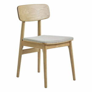 Beżowo-naturalne krzesło Livo – Unique Furniture obraz