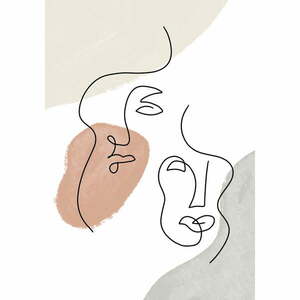 Plakat 29x41 cm Two Faces – Veronika Boulová obraz