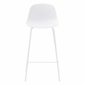 Biały plastikowy hoker 92, 5 cm Whitby – Unique Furniture obraz