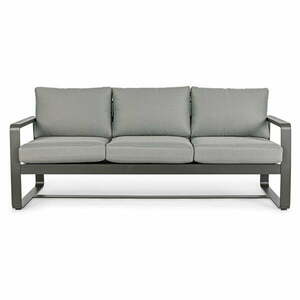 Szara aluminiowa sofa ogrodowa Merrigan – Bizzotto obraz