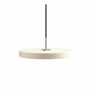 Kremowa lampa wisząca LED z metalowym kloszem ø 31 cm Asteria Mini – UMAGE obraz