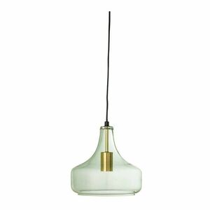 Zielona lampa wisząca ze szklanym kloszem ø 25, 5 cm Yuser – Bloomingville obraz