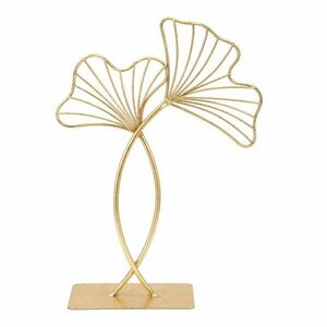 Dekoracja w kolorze złota Mauro Ferretti Leaf Glam, wysokość 35 cm obraz