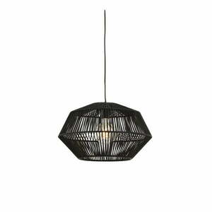Czarna lampa sufitowa ø 40 cm Deya – Light & Living obraz