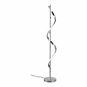 Lampa stojąca LED w kolorze srebra z połyskiem ze ściemniaczem (wys. 120 cm) Isabel – Trio obraz