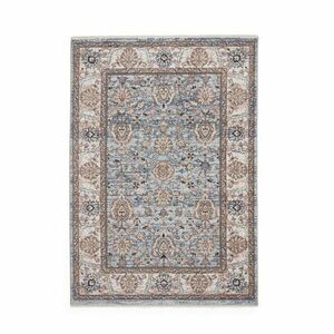 Niebiesko-kremowy chodnik 60x230 cm Vintage – Think Rugs obraz