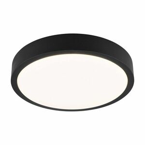Czarna lampa sufitowa LED ø 40 cm Iseo – Trio obraz