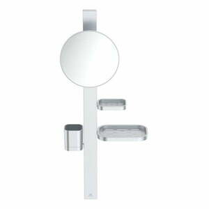 Lustro z półką/z wieszakiem ścienne ø 20, 5 cm ALU+ – Ideal Standard obraz