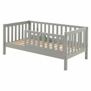 Szare łóżko dziecięce Vipack Junior, 70x140 cm obraz