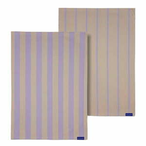 Bawełniane ścierki zestaw 2 szt. 50x70 cm Stripes – Mette Ditmer Denmark obraz