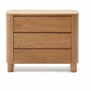 Komoda w dekorze jesionu w naturalnym kolorze 120x80x40 cm Salaya – Kave Home obraz