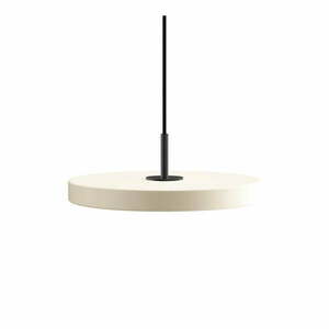 Kremowa lampa wisząca LED z metalowym kloszem ø 31 cm Asteria Mini – UMAGE obraz