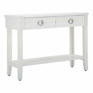 Biała konsola z litego drewna jodłowego 40x110 cm Shine – Mauro Ferretti obraz
