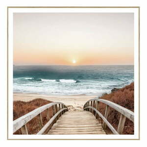 Obraz 50x50 cm Beach Footbridge obraz