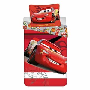 Czerwona bawełniana pościel dziecięca jednoosobowa 140x200 cm Cars "Legend" – Jerry Fabrics obraz