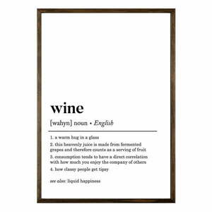 Obraz 50x70 cm Wine – Wallity obraz