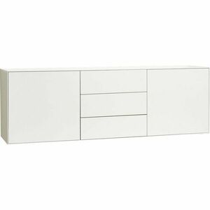 Biała niska komoda 180x59 cm Edge by Hammel – Hammel Furniture obraz