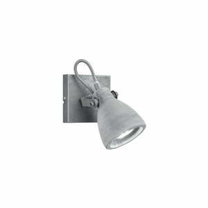 Szary kinkiet Trio Concrete, dł. 10 cm obraz