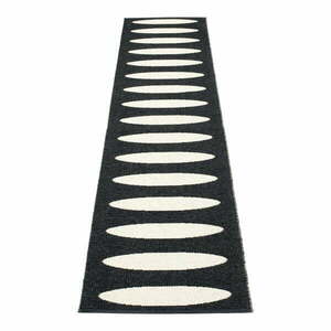 Czarny chodnik odpowiedni na zewnątrz 70x300 cm Ella Black – Pappelina obraz