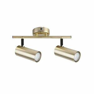 Metalowa lampa sufitowa w kolorze złota 9x36 cm Colly – Candellux Lighting obraz